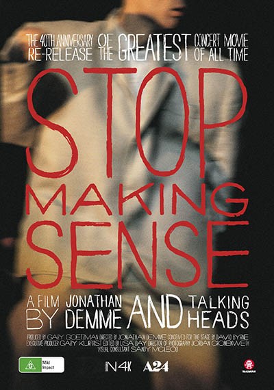 Stop Making Sense - 4K Remaster | Book Tickets | Movies | Palace Cinemas